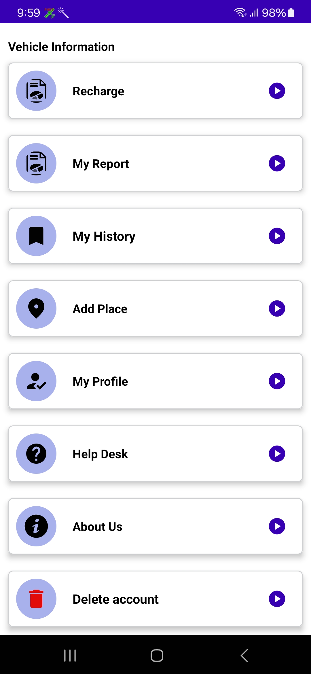 Navigate to Logout Option